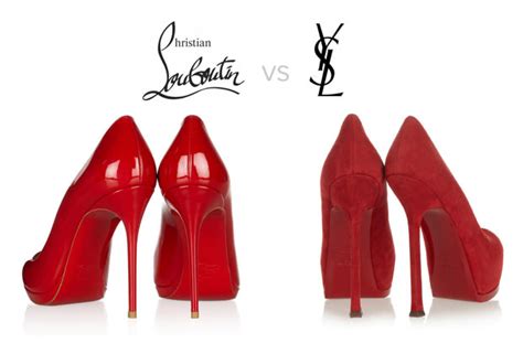 louboutin vs yves saint laurent.